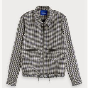 Scotch & Soda Men’s Houndstooth Coat